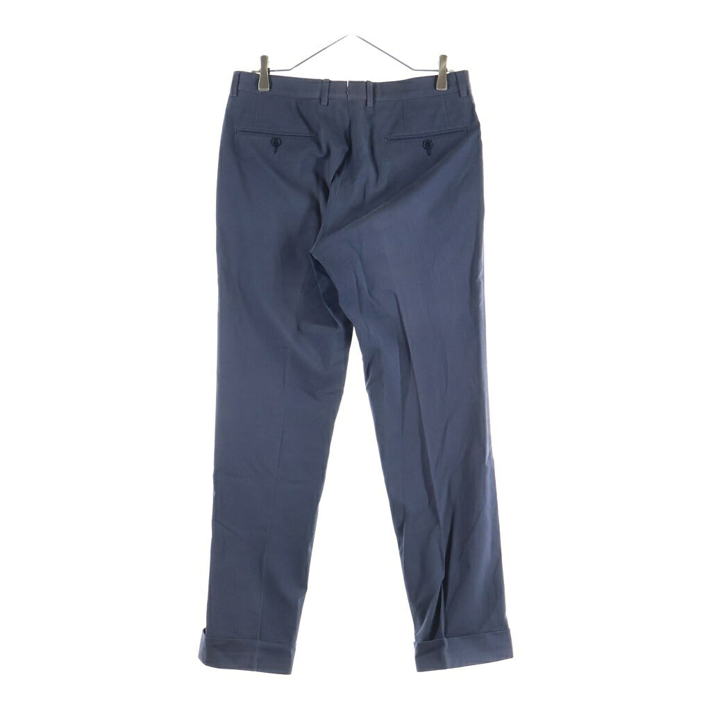 Ermenegildo Zegna(エルメネジルドゼニア) スラックス パンツ ネイビー コットン 04F200