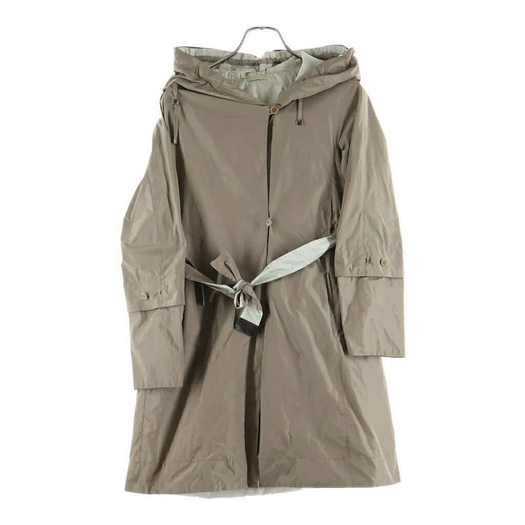 S MAX MARA(エス マックスマーラ) ナイロンフードスプリングコート フーディ ベージュ 90210337070