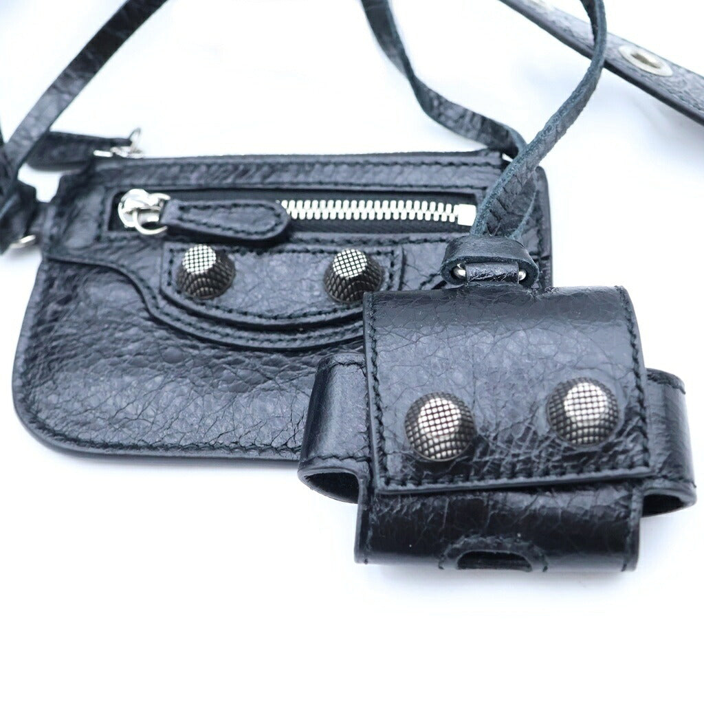 BALENCIAGA(バレンシアガ) ル・カゴール 2WAYショルダーバッグ トートバッグ ブラック レザー 719067