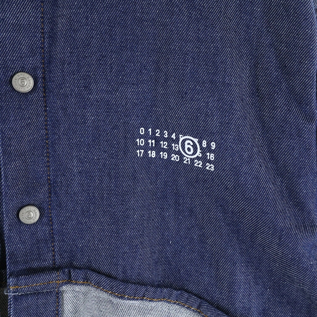 MM6 Maison Margiela(エムエムシックスメゾンマルジェラ) デニム ジャケット インディゴ ショートブルゾン MM6C26U
