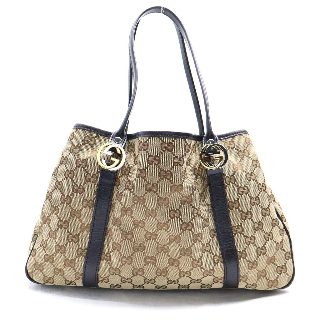 GUCCI(グッチ) GGキャンバス トートバッグ ベージュ/ブラウン