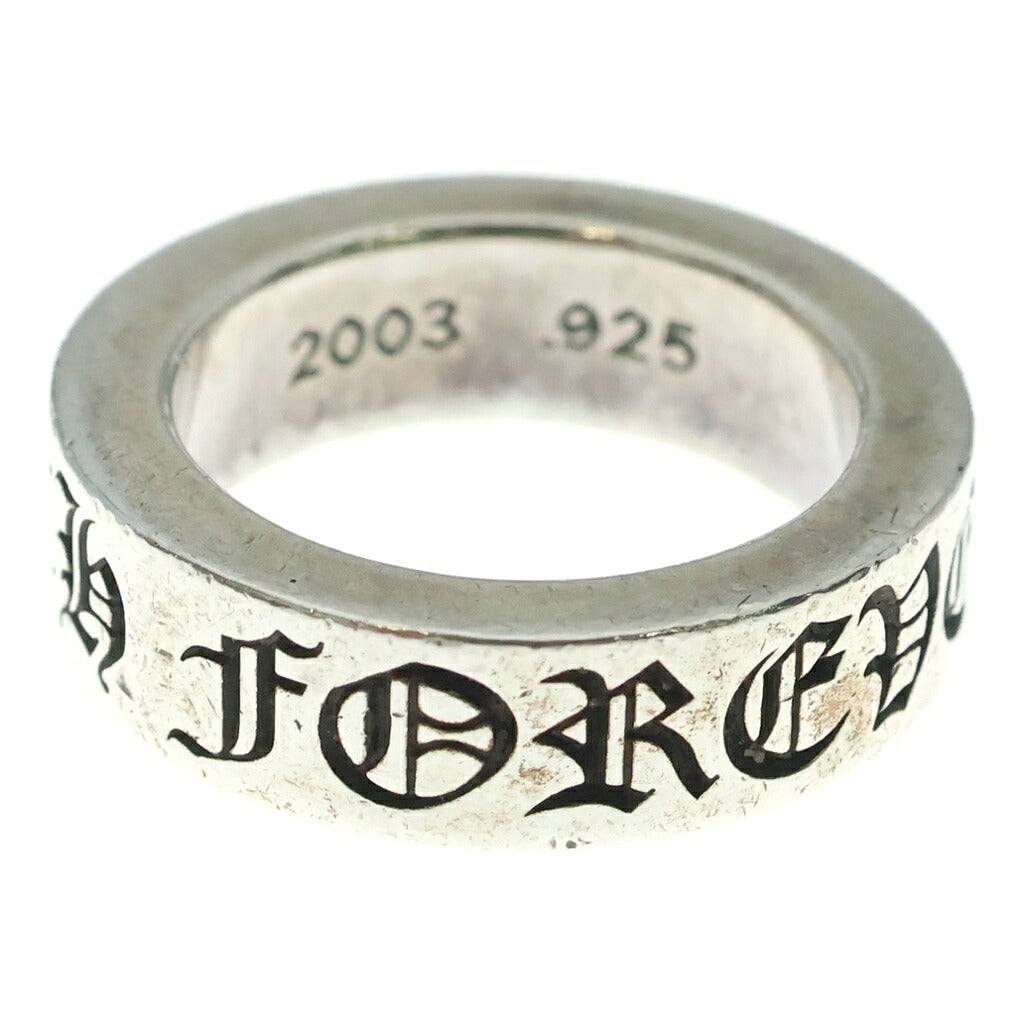CHROME HEARTS(クロムハーツ) 6mm SPACER FOREVER 6mmスペーサーリング フォーエバー SV925 シルバーBCA337