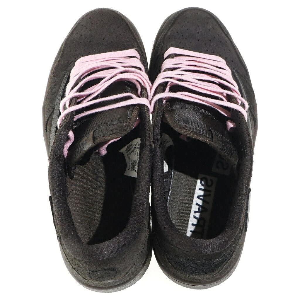 NIKE(ナイキ) TRAVIS SCOTT AIR JORDAN LOW OG SP VELVET BROWN トラヴィススコット エアジョーダン 1 ベルベット ローカットスニーカー ブラウン/ピンク DM7866-202