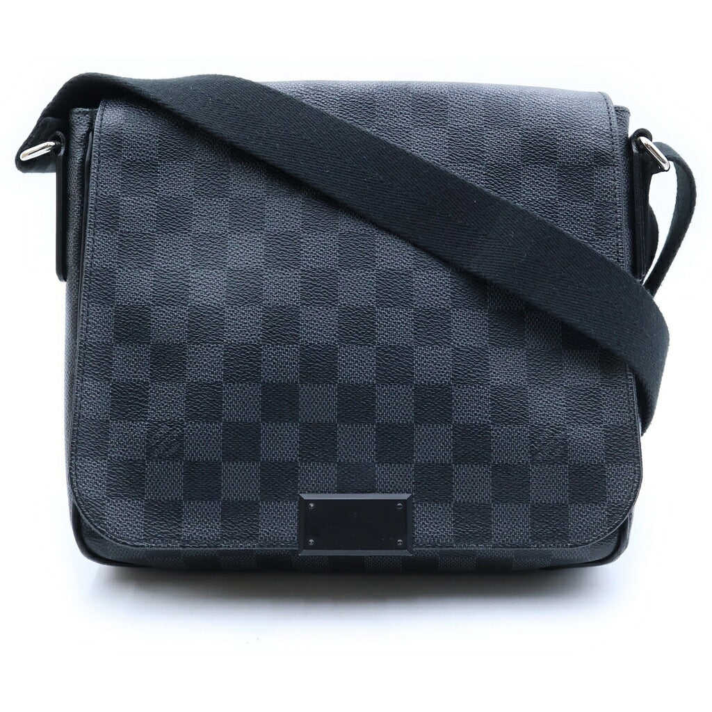LOUIS VUITTON(ルイヴィトン) ディストリクトPM ショルダーバッグ メッセンジャーバッグ ダミエグラフィット レザー ブラック N41260