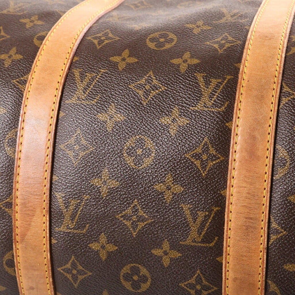LOUIS VUITTON(ルイヴィトン) キーポル50 ボストンバッグ ハンドバッグ モノグラム PVCレザー ブラウン M41428