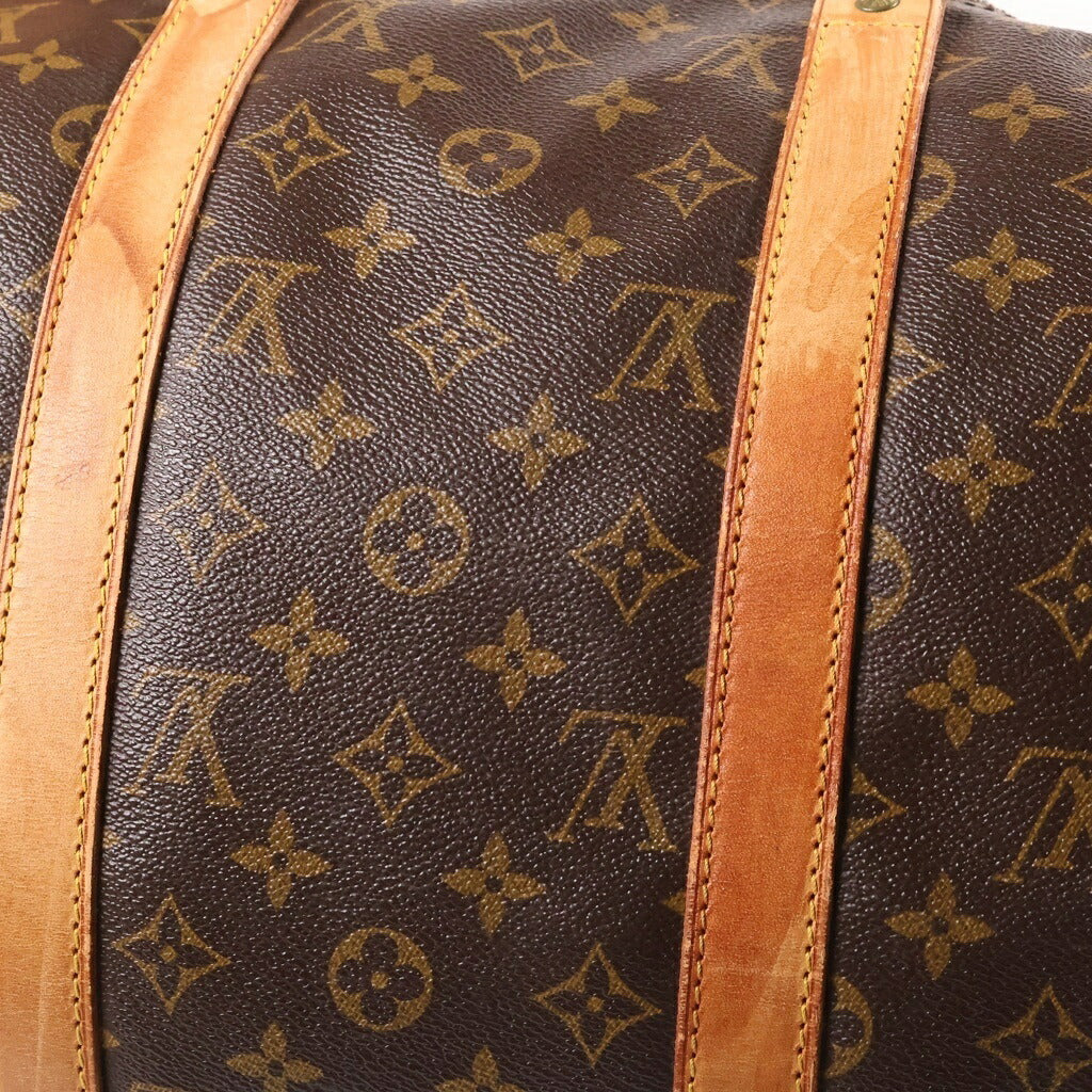LOUIS VUITTON(ルイヴィトン) キーポル50 ボストンバッグ ハンドバッグ モノグラム PVCレザー ブラウン M41428