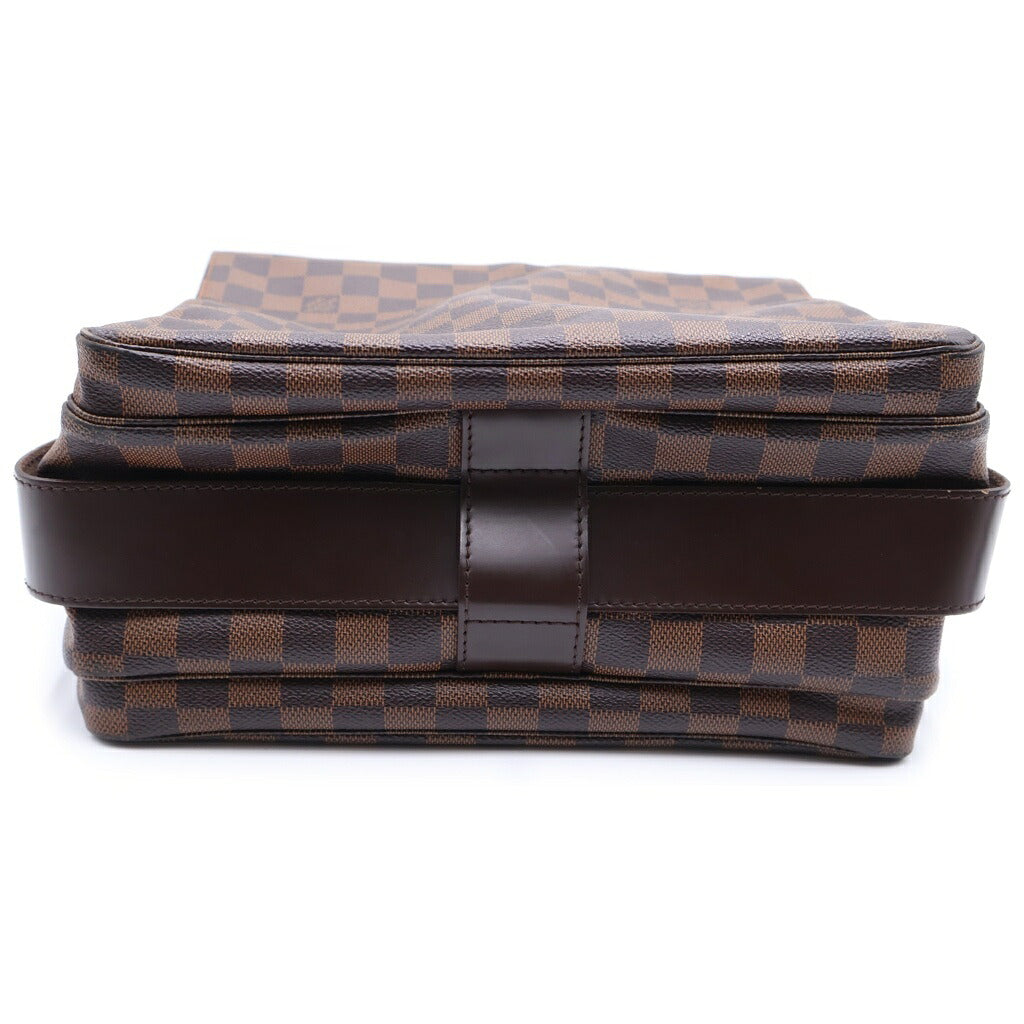 LOUIS VUITTON(ルイヴィトン) ダミエエベヌ ナヴィグリオ ショルダーバッグ ブラウン PVCレザー N45255 ゴールド金具