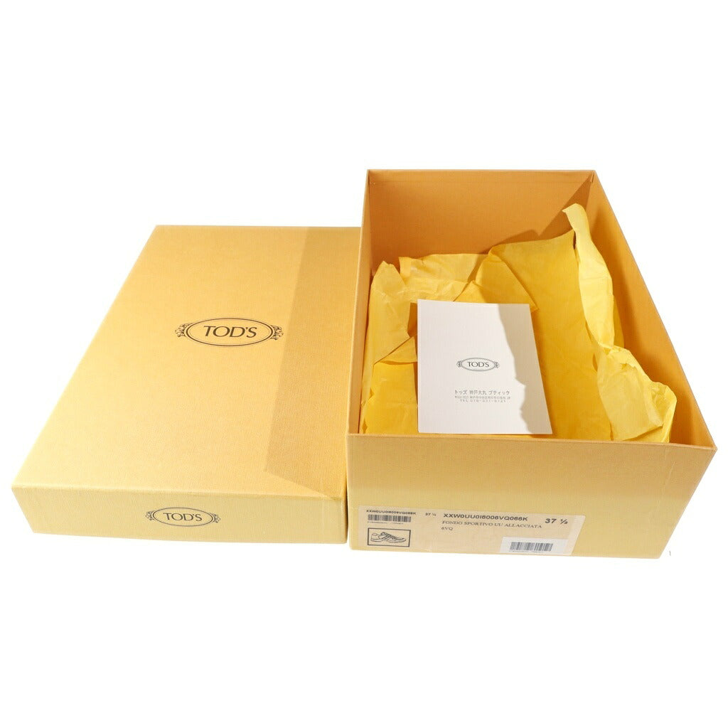 TOD'S(トッズ) FONDO SPORTIVO UU ALLACIATA スエード ローカットスニーカー シューズ ネイビー レディース
