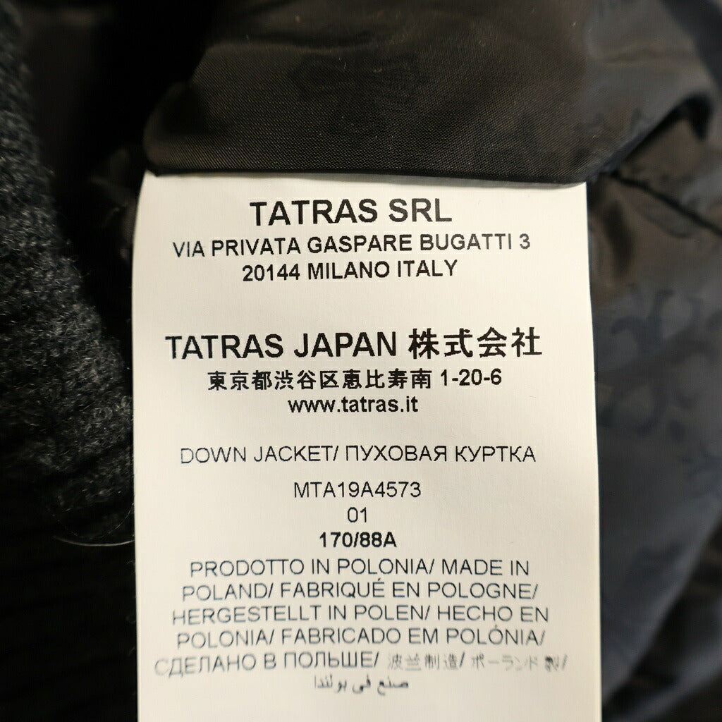 TATRAS(タトラス) ERRO エッロ MA-1 ダウンジャケット ブラック MTA19A4573