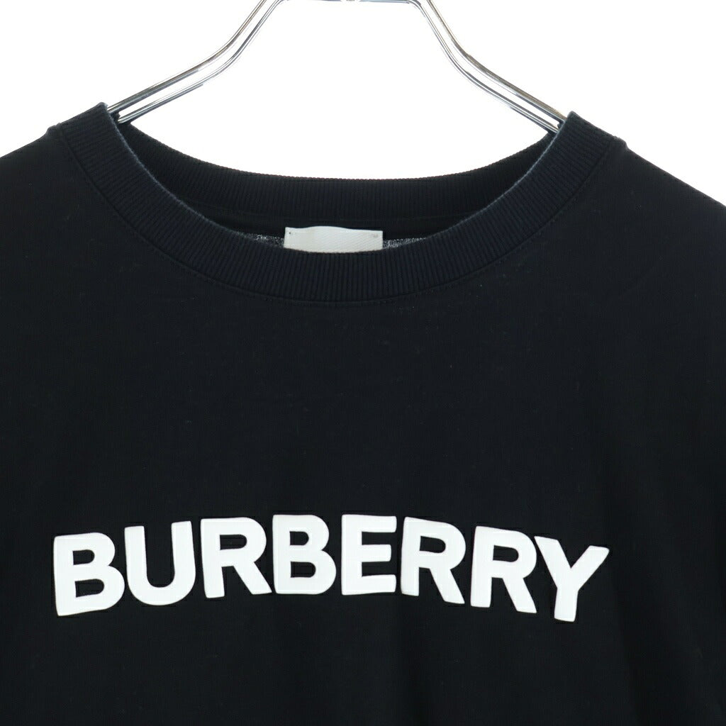 BURBERRY(バーバリー) HARRISTON ハリソン 半袖オーバーサイズTシャツ クルーネックカットソー ブラック 8055307