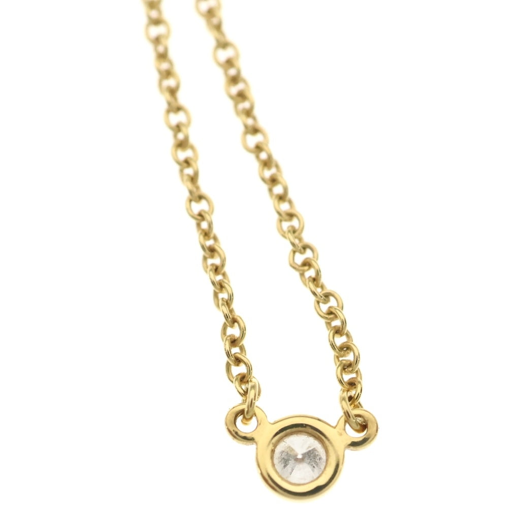 TIFFANY & Co.(ティファニー) バイザヤード ダイヤネックレス ペンダント チェーン イエローゴールド 750YG