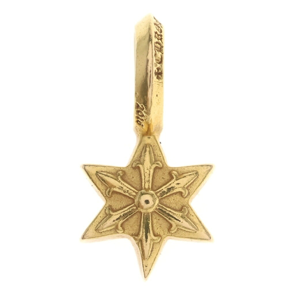 CHROME HEARTS(クロムハーツ) 22K STACK STAR V2 スタースタックチャーム ペンダントトップ ゴールド
