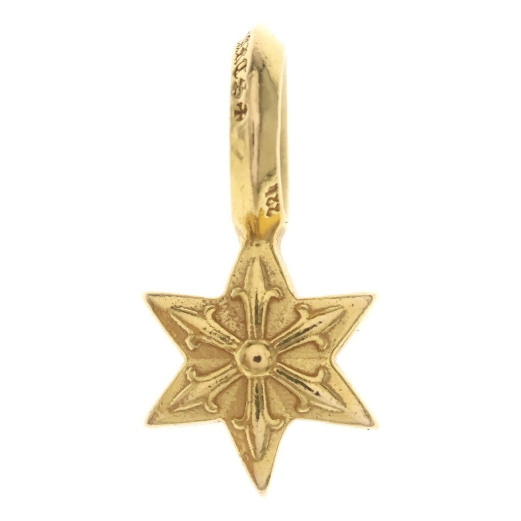 CHROME HEARTS(クロムハーツ) 22K STACK STAR V2 スタースタックチャーム ペンダントトップ ゴールド