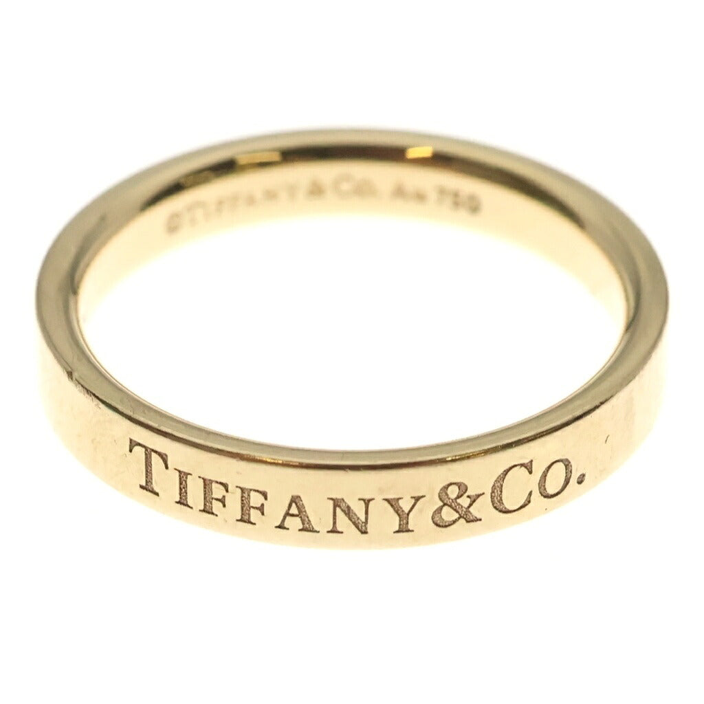 TIFFANY & Co.(ティファニー) フラットバンド リング ピンクゴールド Au750PG