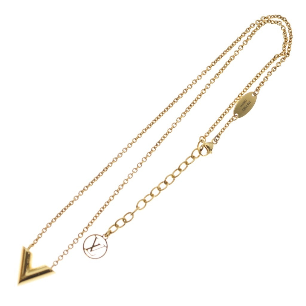 LOUIS VUITTON(ルイヴィトン) エッセンシャルV ネックレス ペンダント チェーン ゴールド M61083