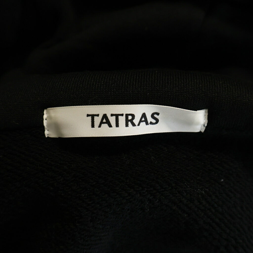 TATRAS(タトラス) CIAGO シアゴ ダブルジップパーカー ブラック コットン MCKA0462064638