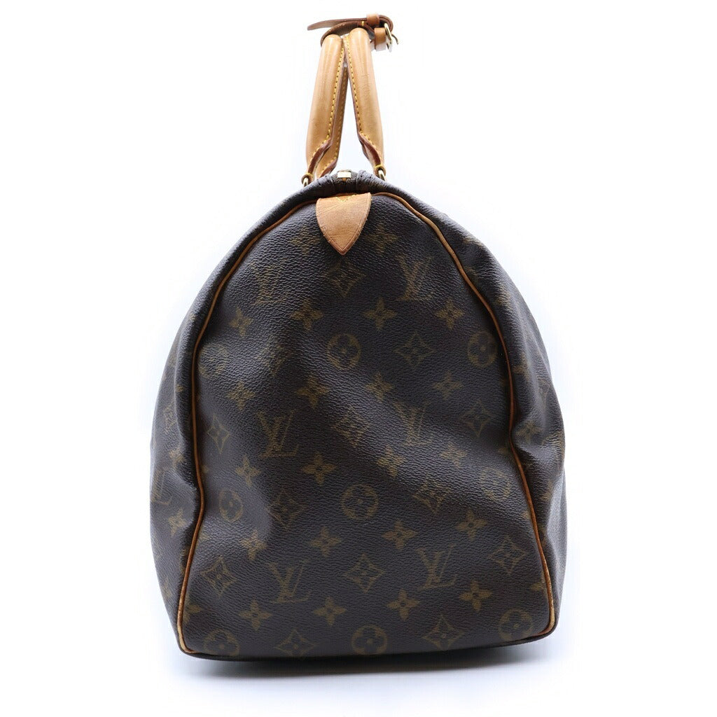LOUIS VUITTON(ルイヴィトン) モノグラム キーポル45 ハンドバッグ ボストンバッグ トラベルバッグ ブラウン レザー×PVC M41428 ゴールド金具