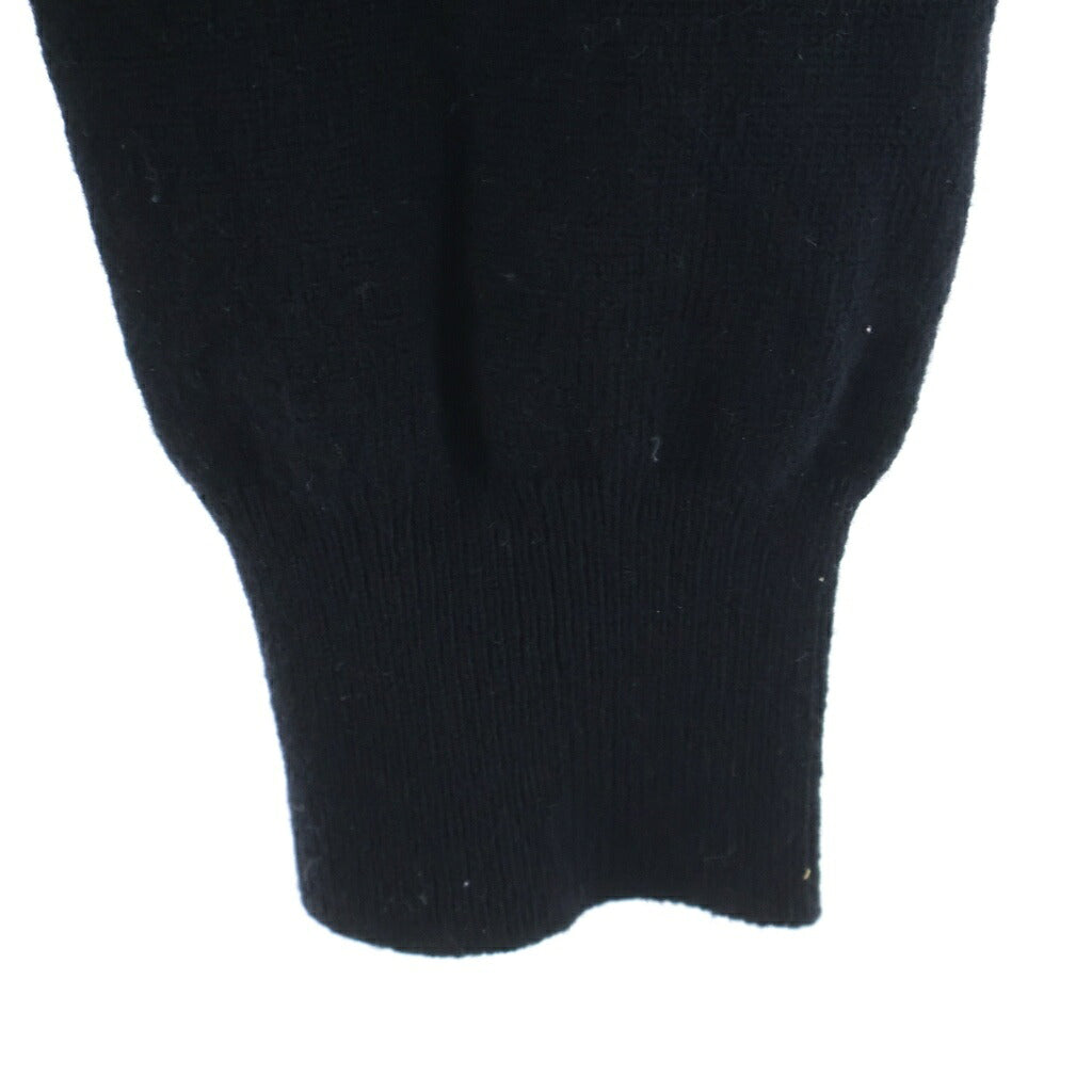 PLAY COMME des GARCONS(プレイコムデギャルソン) カーディガン ステッチ ブラック ウール