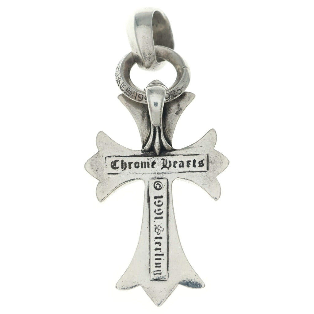 CHROME HEARTS(クロムハーツ) CH CRS SML W/BALE Wベイル スモールCHクロス ペンダントトップ シルバー BCA218