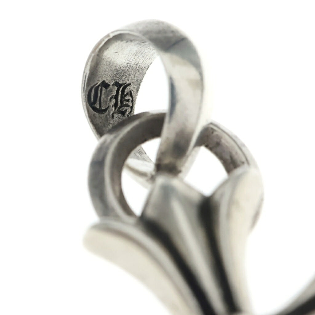 CHROME HEARTS(クロムハーツ) CH CRS SML W/BALE Wベイル スモールCHクロス ペンダントトップ シルバー BCA218