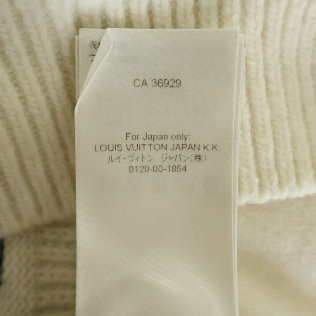 LOUIS VUITTON(ルイヴィトン) 26SS グラフィック ニット カーディガン ウール ホワイト 1AJBX5