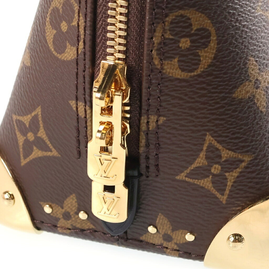 LOUIS VUITTON(ルイヴィトン) アルマ トランクBB ハンドバッグ ショルダーバッグ 2way モノグラム PVCレザー ブラウン