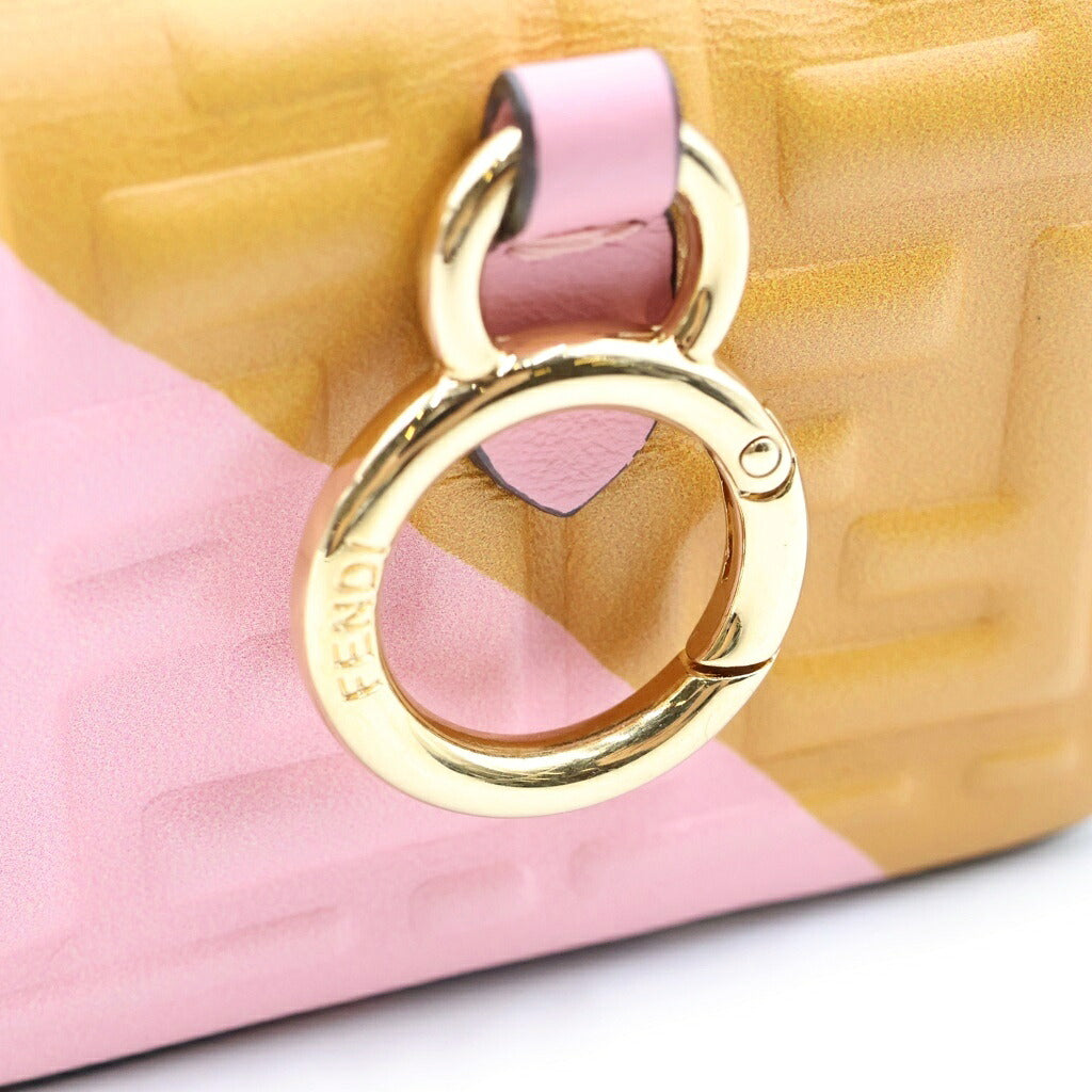 FENDI(フェンディ) ナノバゲット チェーンショルダーバッグ ミニバッグ 小物入れ マルチカラー 7AR844 ゴールド金具