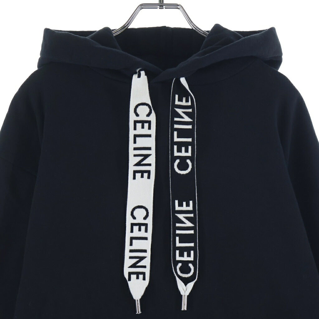 CELINE(セリーヌ) ルーズ フーディ プルオーバー スウェットパーカー ブラック 2Y468670Q 38NO レディース
