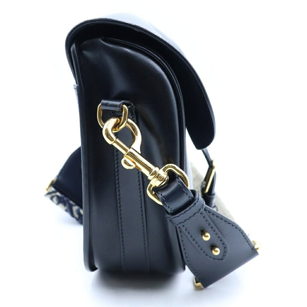 Christian Dior(クリスチャンディオール) ボビー ラージ ショルダーバッグ ブラック レザー ゴールド金具