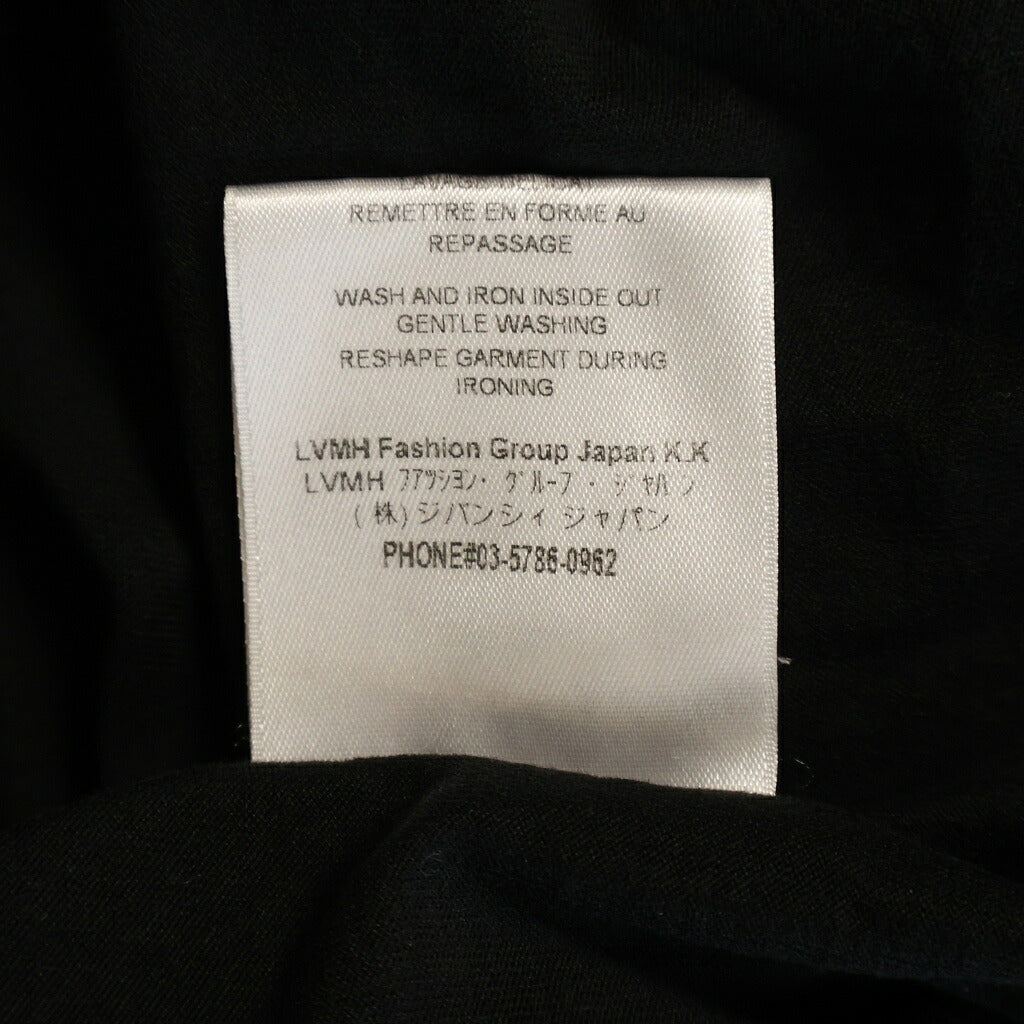 GIVENCHY(ジバンシィ) フローラル ロゴプリント クルーネック 半袖Tシャツ カットソー ブラック