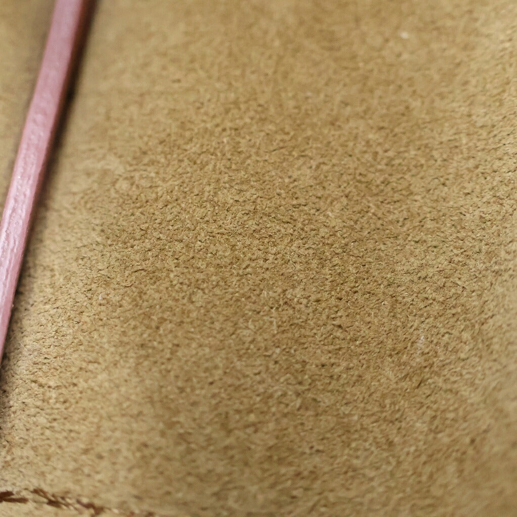 LOEWE(ロエベ) ゲートデュアル ショルダーバッグ ミニ ピーチブルームピンク レザー シルバー金具