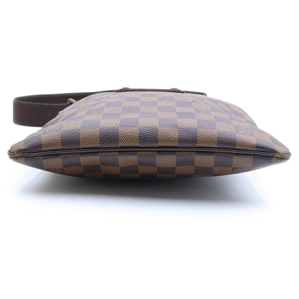 LOUIS VUITTON(ルイヴィトン) ダミエ ポシェット・プラット・ブルックリン ショルダーバッグ ブラウン PVC N41100 ブラウン金具