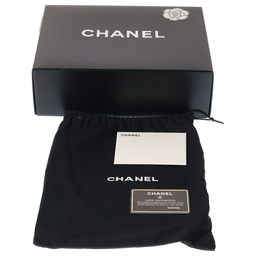 CHANEL(シャネル) チョコバー チェーンショルダーバッグ ハンドバッグ ブラック ナイロン シルバー金具 シール有 7番台 A20203