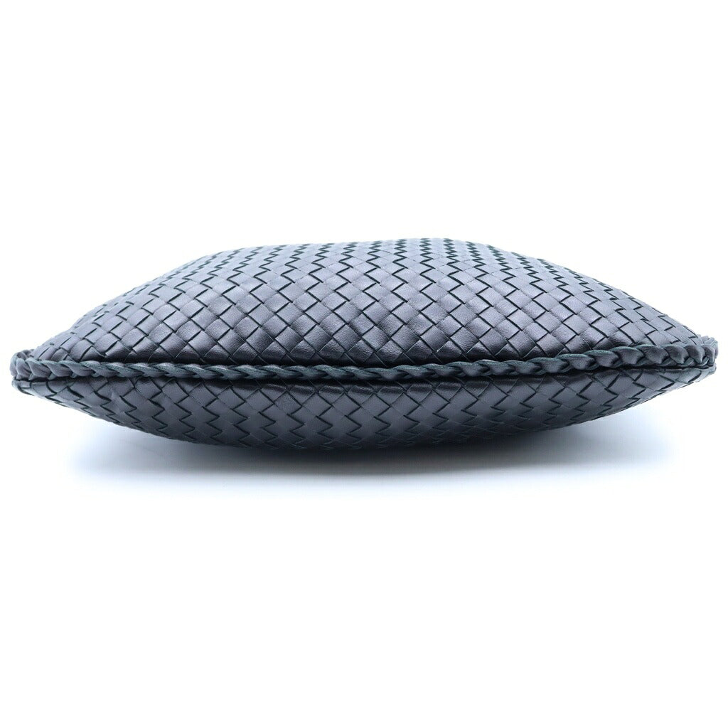 BOTTEGA VENETA(ボッテガヴェネタ) イントレチャート ホーボー ハンドバッグ ワンショルダーバッグ ブラック レザー 232499