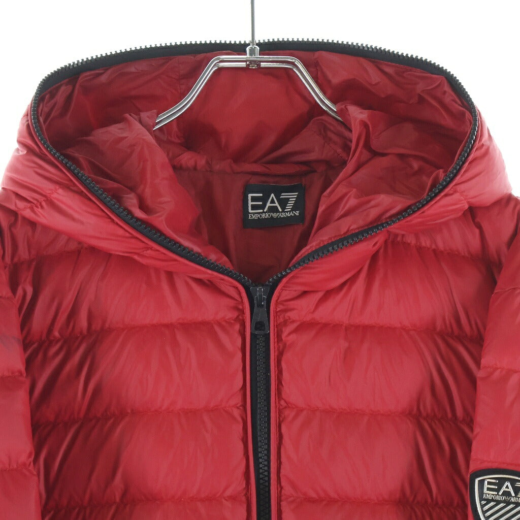 EMPORIO ARMANI EA7(エンポリオアルマーニイーエーセブン) ダウンジャケット アウター ナイロン レッド