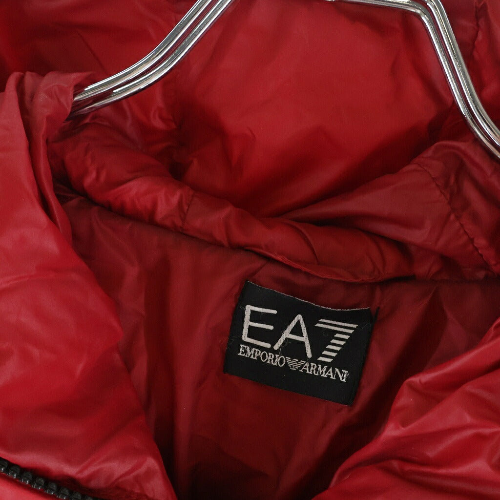 EMPORIO ARMANI EA7(エンポリオアルマーニイーエーセブン) ダウンジャケット アウター ナイロン レッド