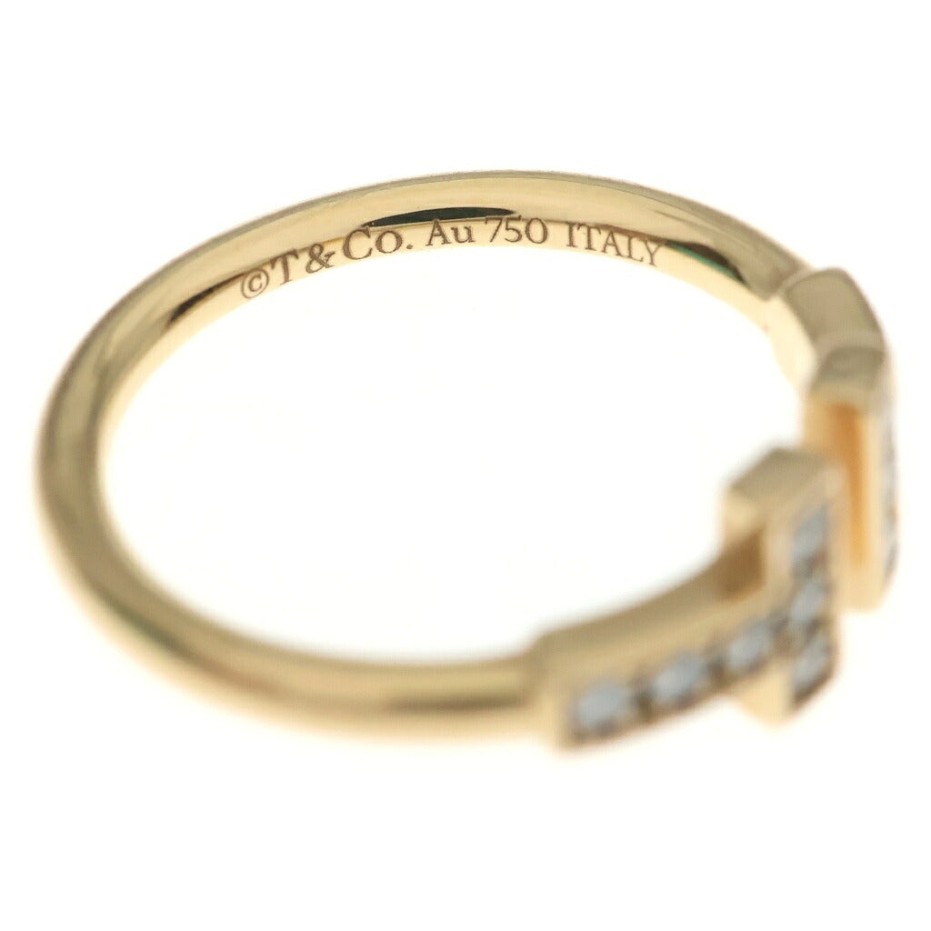 TIFFANY & Co.(ティファニー) Tワイヤー ダイヤリング ピンクゴールド Au750PG