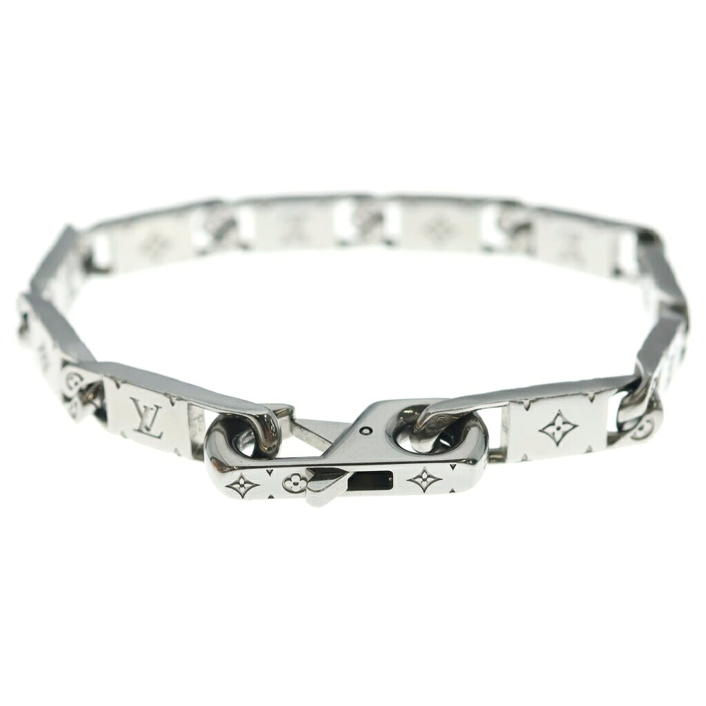 LOUIS VUITTON(ルイヴィトン) ブレスレット・モノグラム タイドアップ バングル シルバー メタル M0921M