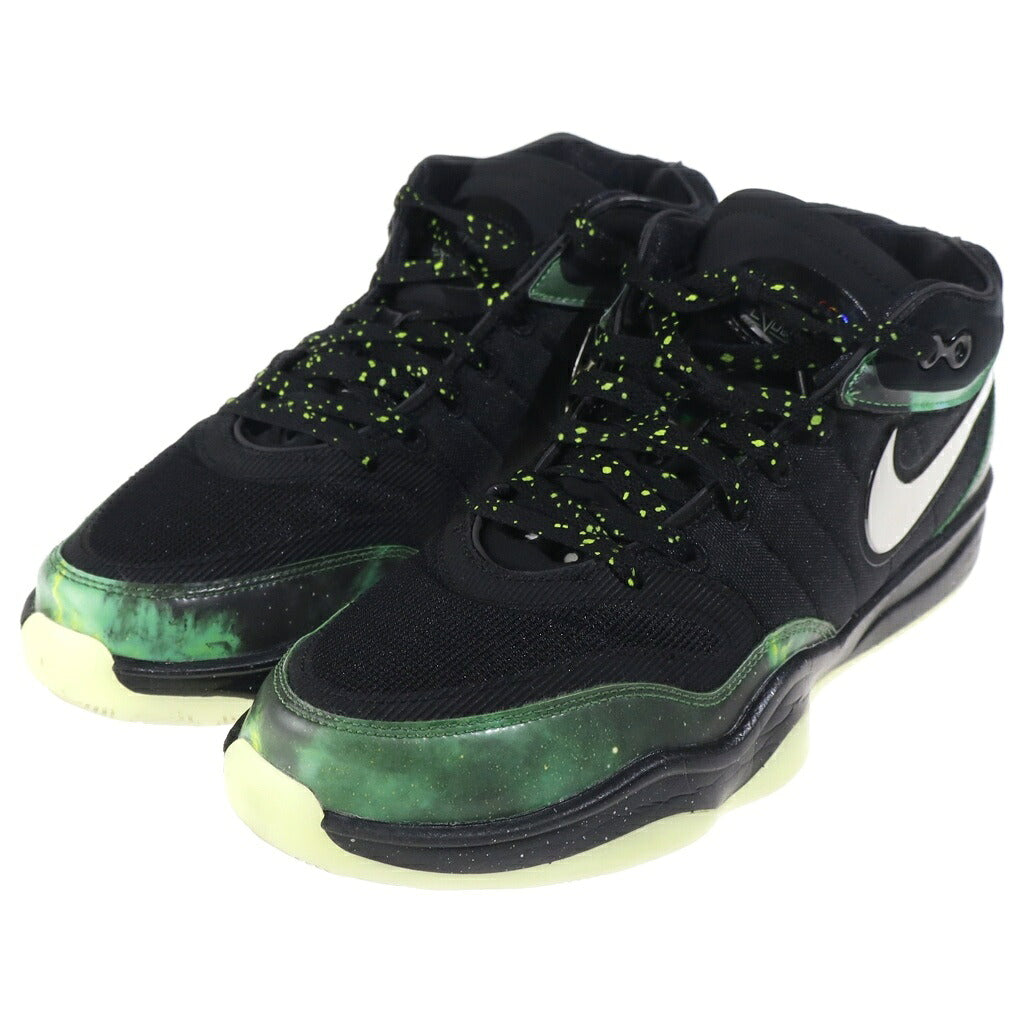 NIKE(ナイキ) Victor Wembanyama Air Zoom Hustle 'Alien' ビクター・ウェンバンヤマ × ナイキ エアズーム GT ハッスル 2 エイリアン バスケットボール シューズ スニーカー ブラック×グリーン FZ7309-900
