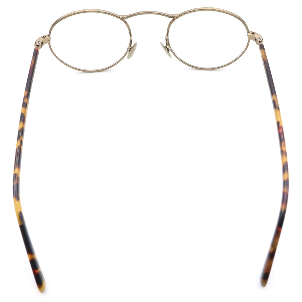 MOSCOT(モスコット) KANAKA カナカ メガネ アイウェア メタルフレーム ブラウン/ゴールド
