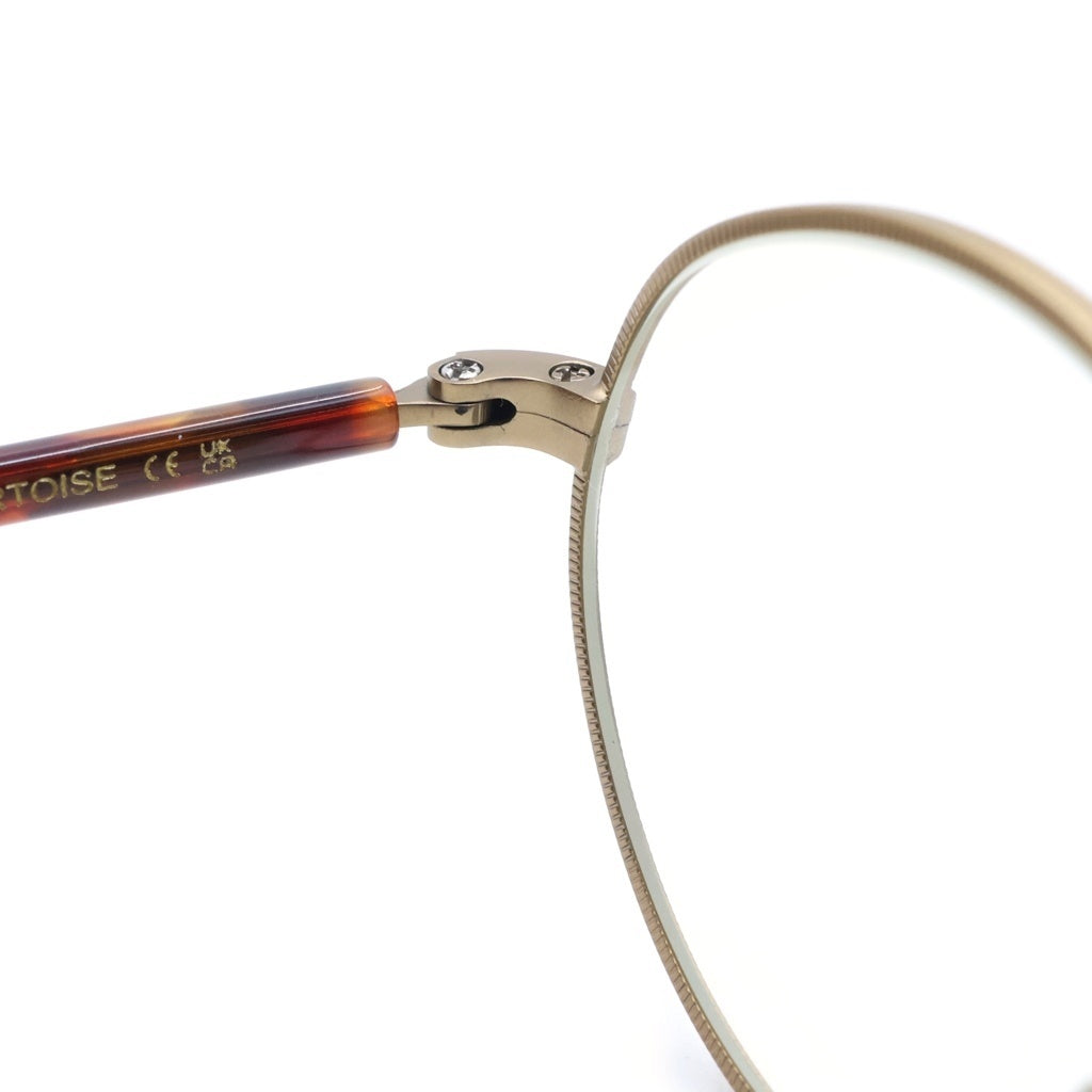 MOSCOT(モスコット) KANAKA カナカ メガネ アイウェア メタルフレーム ブラウン/ゴールド