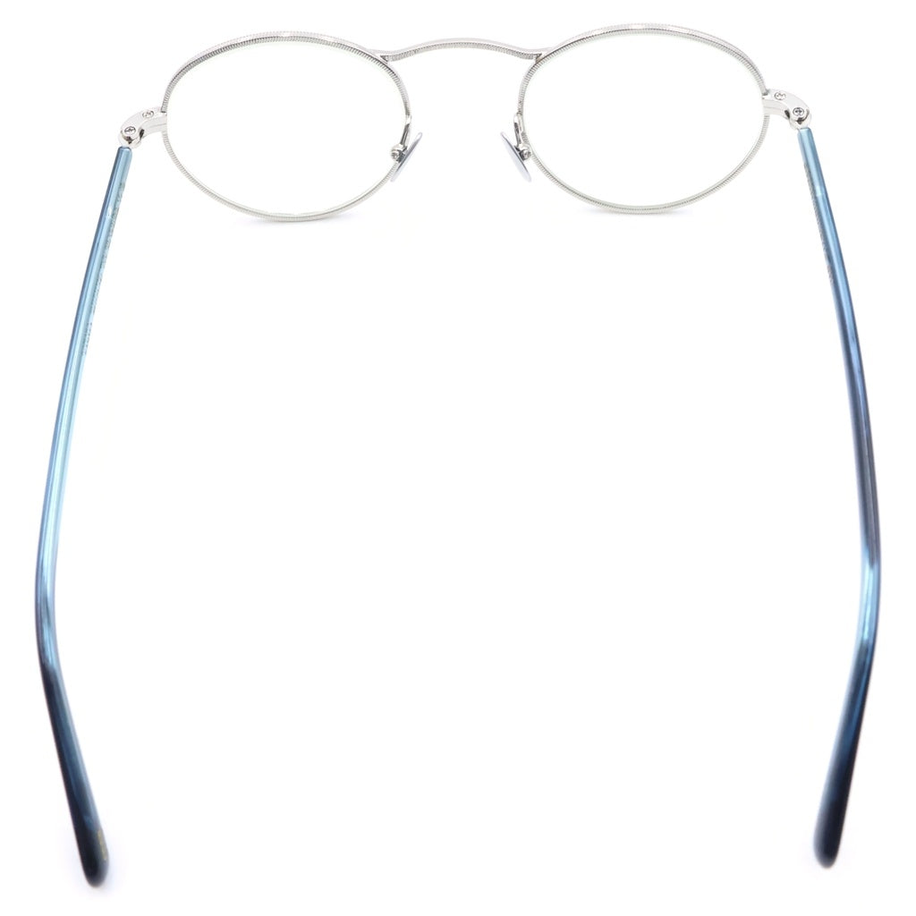 MOSCOT(モスコット) KANAKA カナカ メガネ アイウェア メタルフレーム シルバー/ブルー