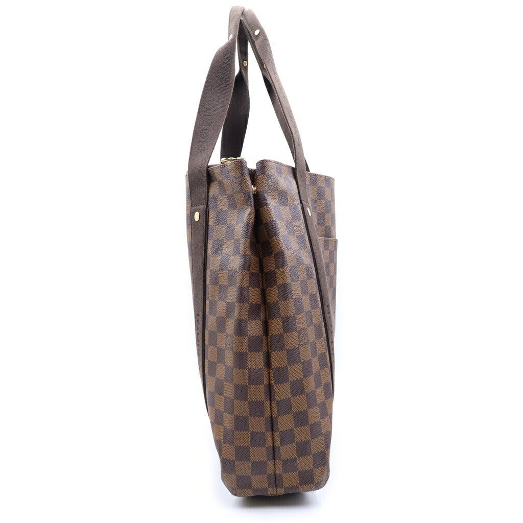 LOUIS VUITTON(ルイヴィトン) ダミエ カバ・ボブール ハンドバッグ トートバッグ ブラウン レザー N52006 ゴールド金具