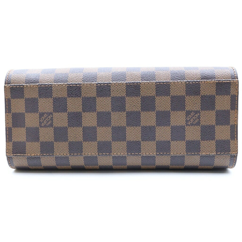 LOUIS VUITTON(ルイヴィトン) ダミエ トリアナ ハンドバッグ ブラウン PVC×レザー N51155