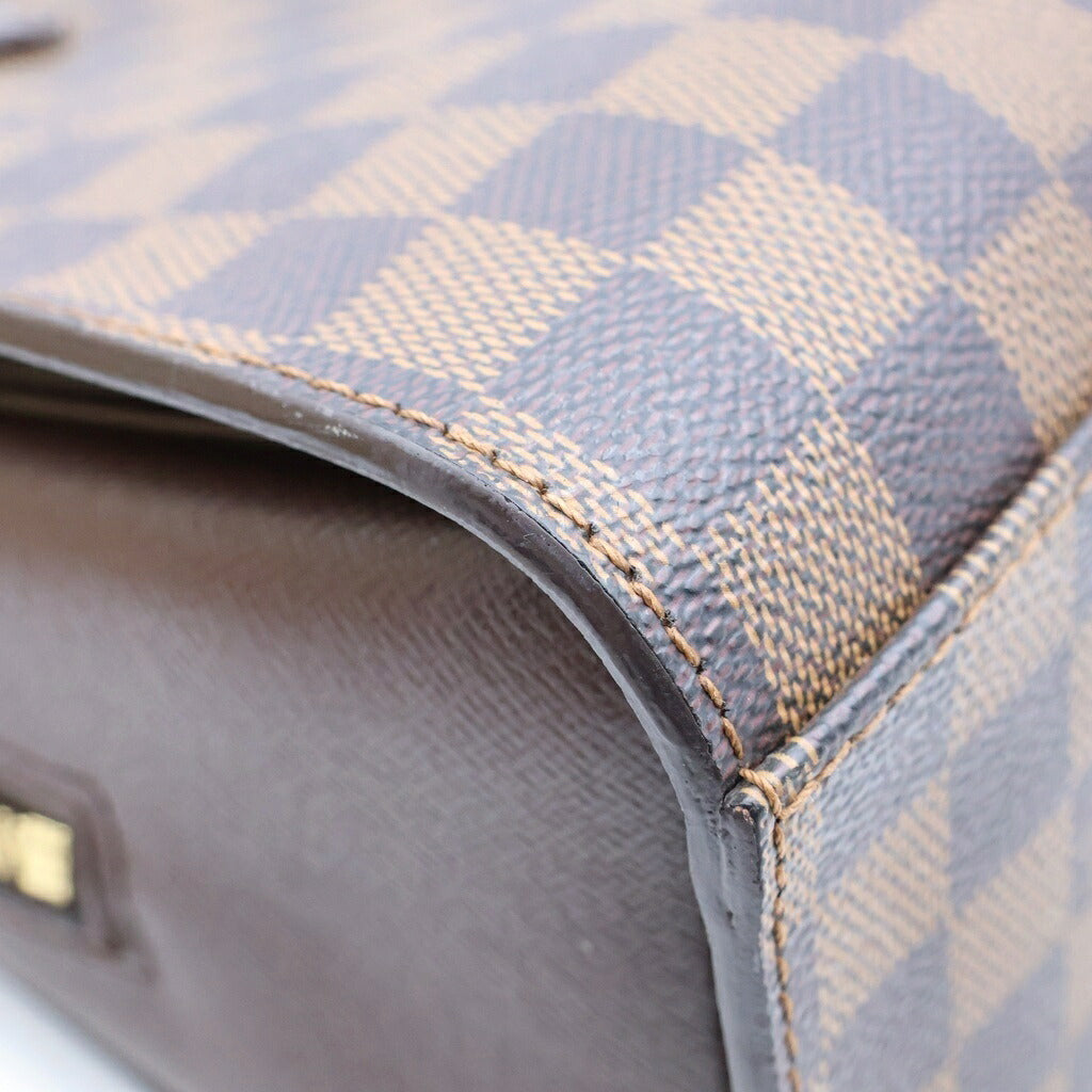 LOUIS VUITTON(ルイヴィトン) ダミエ トリアナ ハンドバッグ ブラウン PVC×レザー N51155