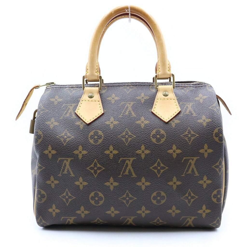 LOUIS VUITTON(ルイヴィトン) モノグラム スピーディ25 ハンドバッグ ミニボストンバッグ ブラウン PVC×レザー M41528