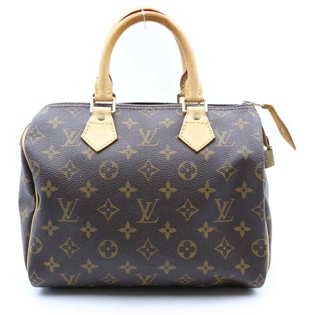LOUIS VUITTON(ルイヴィトン) モノグラム スピーディ25 ハンドバッグ ミニボストンバッグ ブラウン PVC×レザー M41528