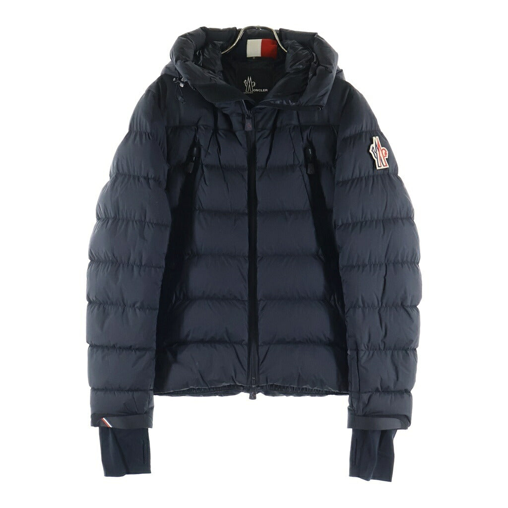 MONCLER GRENOBLE(モンクレールグルノーブル) 20AW CAMURAC カムラック ワッペンロゴ ジップアップ フーデッド ダウンジャケット ブラック F20971A50540