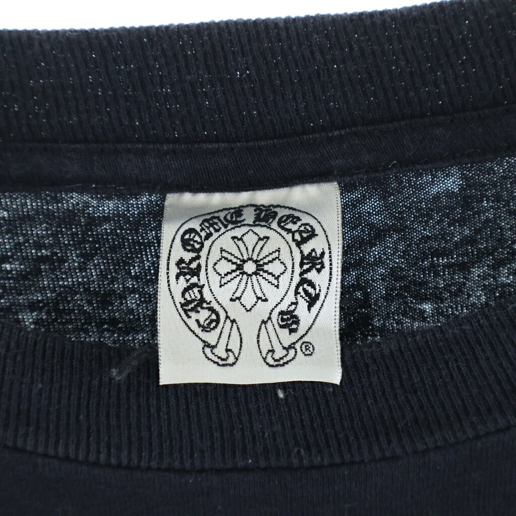 CHROME HEARTS(クロムハーツ) ヴァインダガー フローラルクロス ロングスリーブ 長袖Tシャツ カットソー ブラック