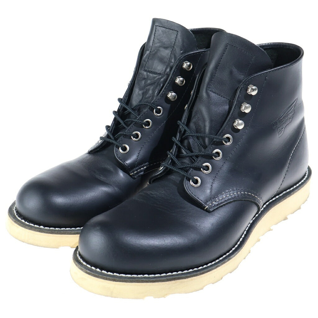 RED WING(レッド ウイング) 8165 6-inch Classic Round 6インチ クラシックラウンド アイリッシュセッター レザー レースアップ ショートブーツ ブラック
